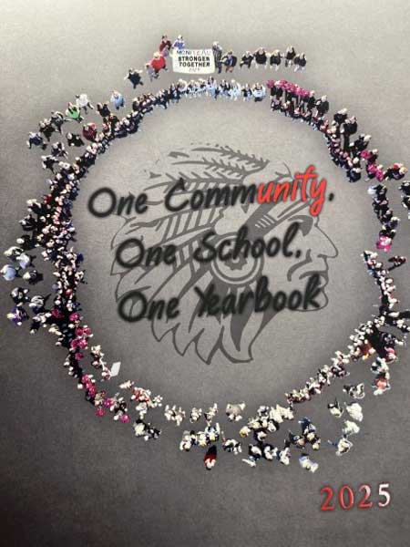 One community, One school ,One yearbook