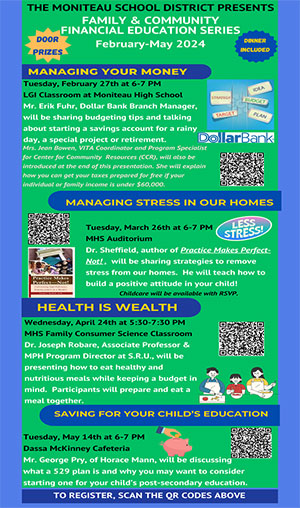 Click to read the Families and Community Financial Education Series flyer