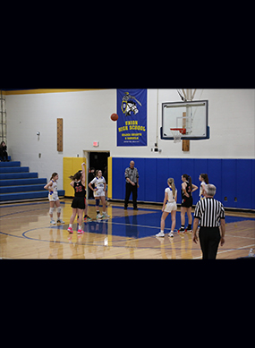 Girls basketball game