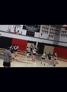 Girls basketball game